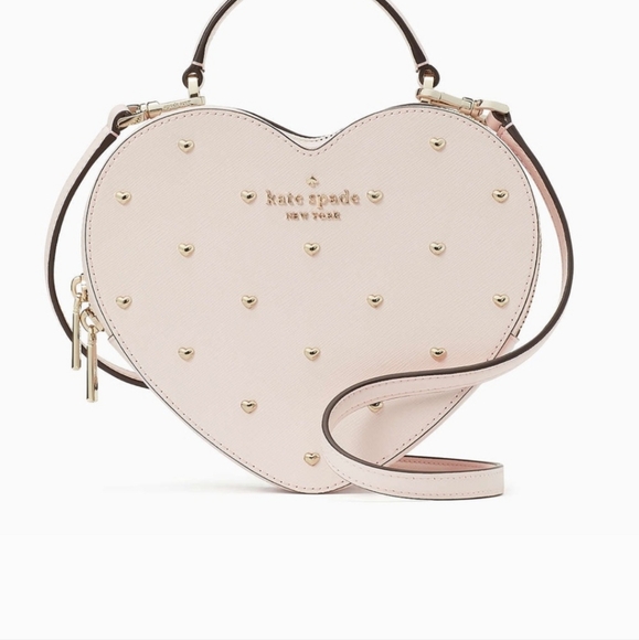 Kate Spade New With Tags!! Love Shack Embellished Heart Shaped Purse - Picture 7 of 12